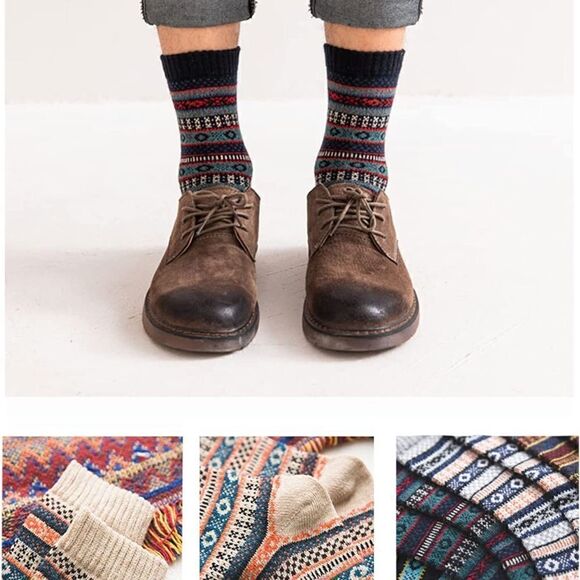 Men’s Wool Blend Socks  - Picture 4 of 4